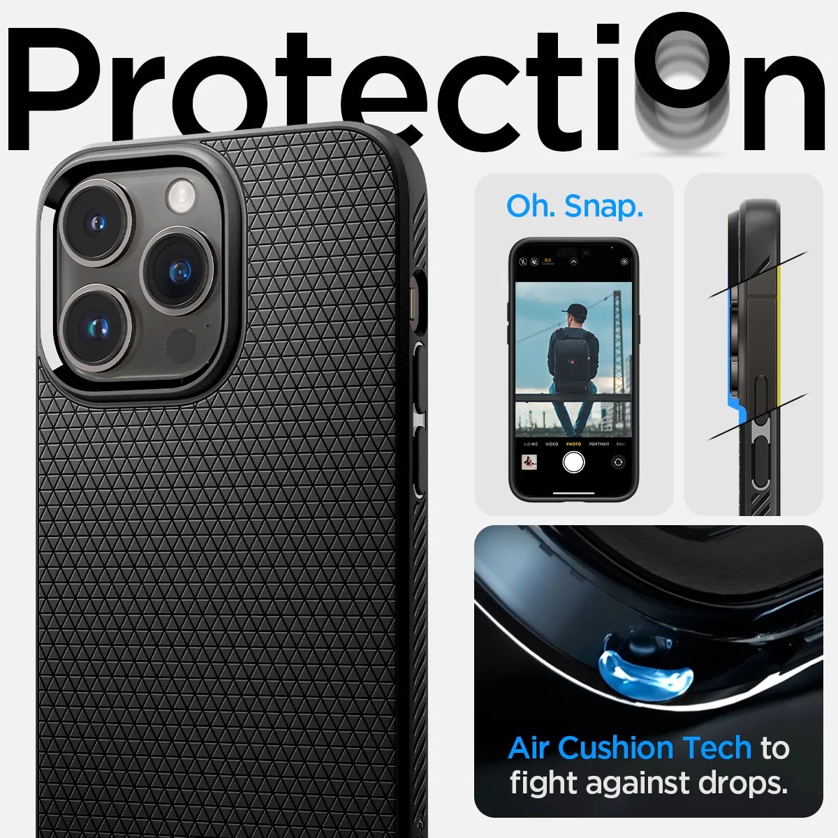 Funda Liquid Air iPhone 14 Pro Black