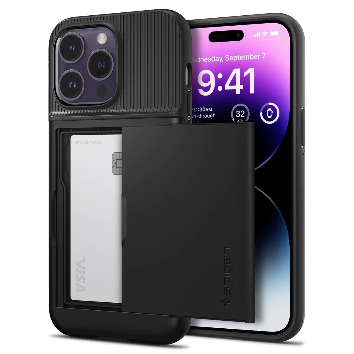 Funda Slim Armor CS iPhone 14 Pro Max Black