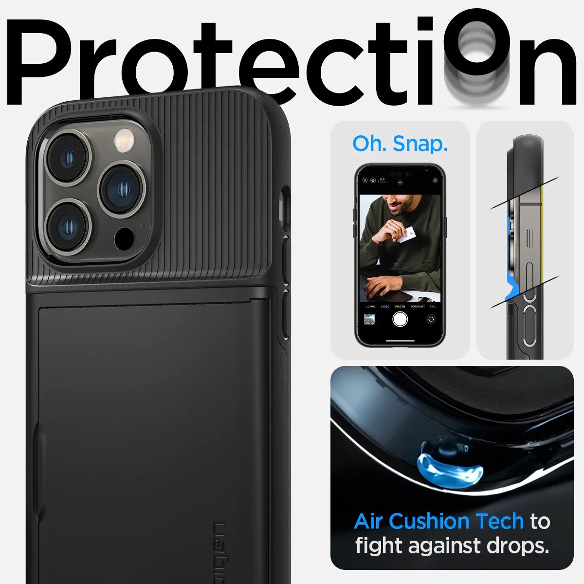 Funda Slim Armor CS iPhone 14 Pro Max Black