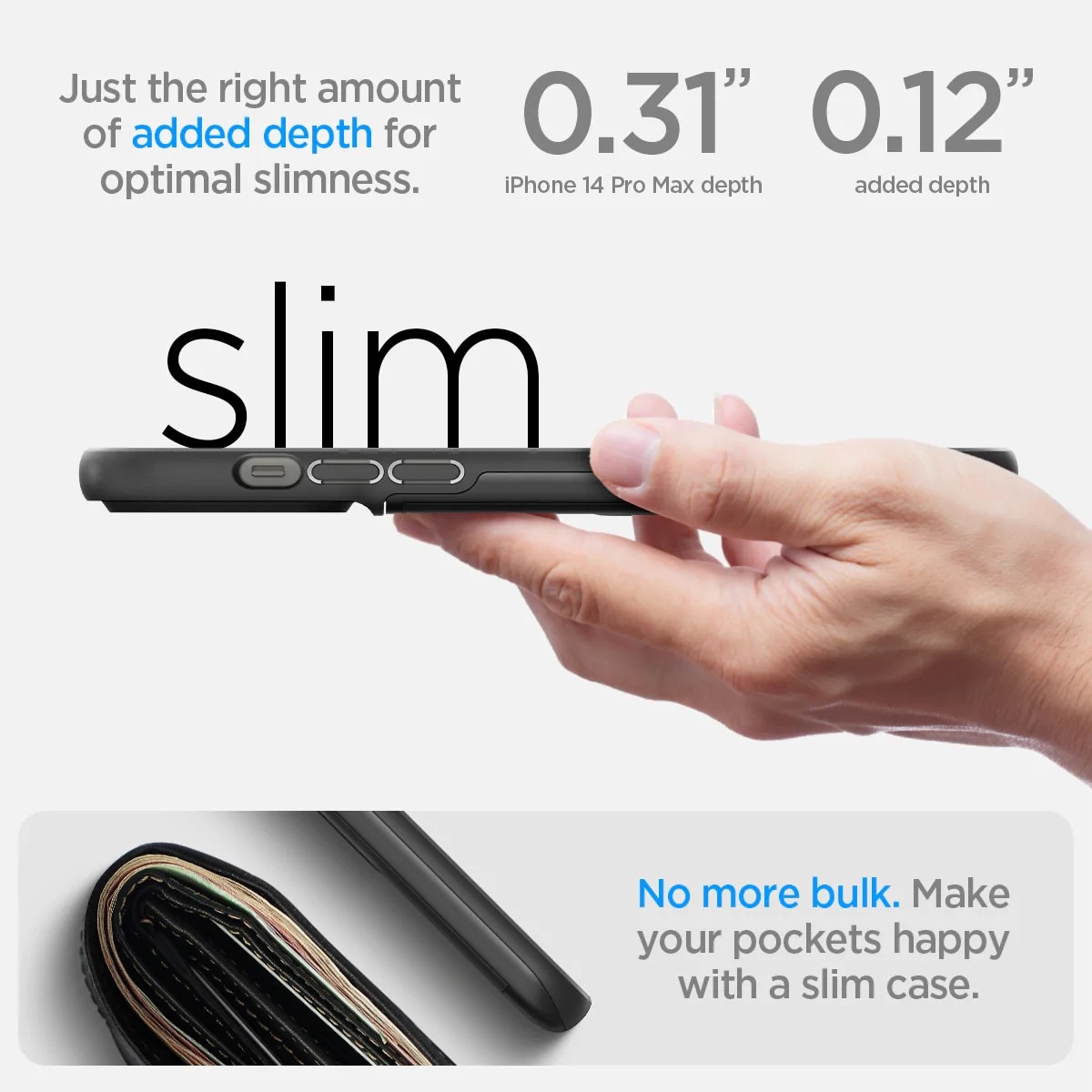Funda Slim Armor CS iPhone 14 Pro Max Black