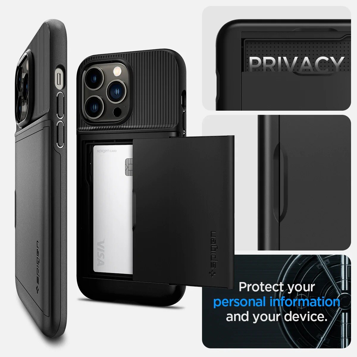 Funda Slim Armor CS iPhone 14 Pro Black