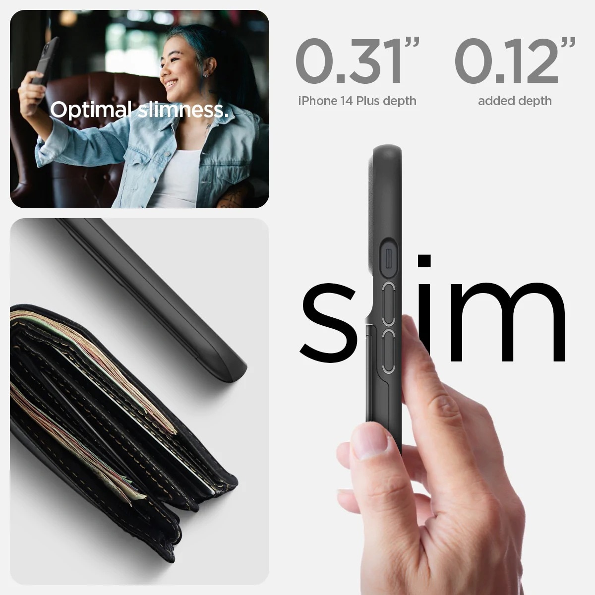 Funda Slim Armor CS iPhone 14 Plus Black
