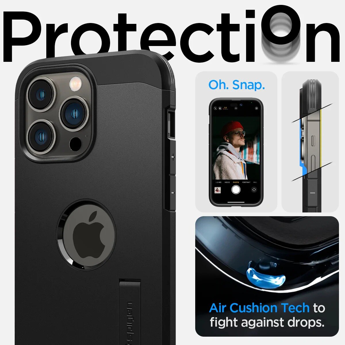 Funda Tough Armor Mag iPhone 14 Pro Max Black