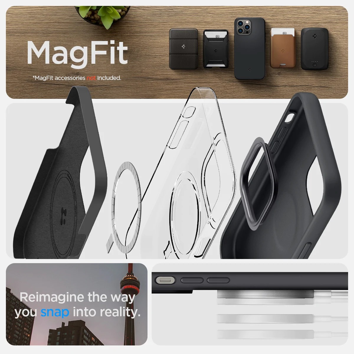 Funda Silicone Fit Mag iPhone 14 Pro Max Black