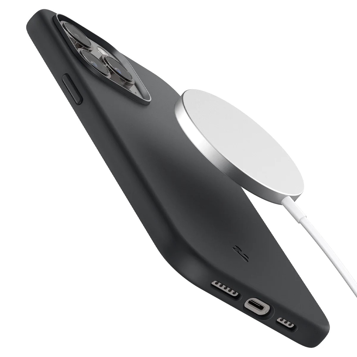 Funda Silicone Fit Mag iPhone 14 Pro Black