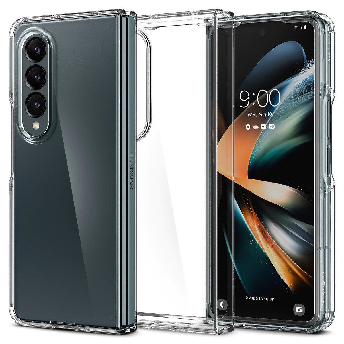 Funda Ultra Hybrid Samsung Galaxy Z Fold 4 Crystal Clear