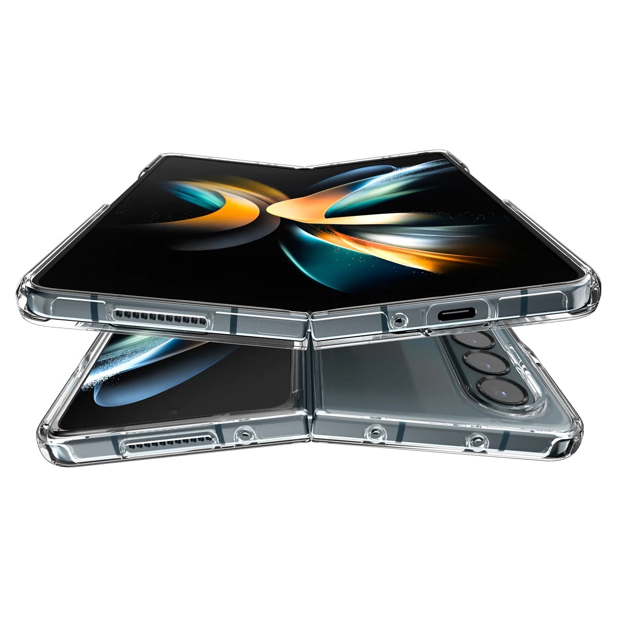 Funda Ultra Hybrid Samsung Galaxy Z Fold 4 Crystal Clear
