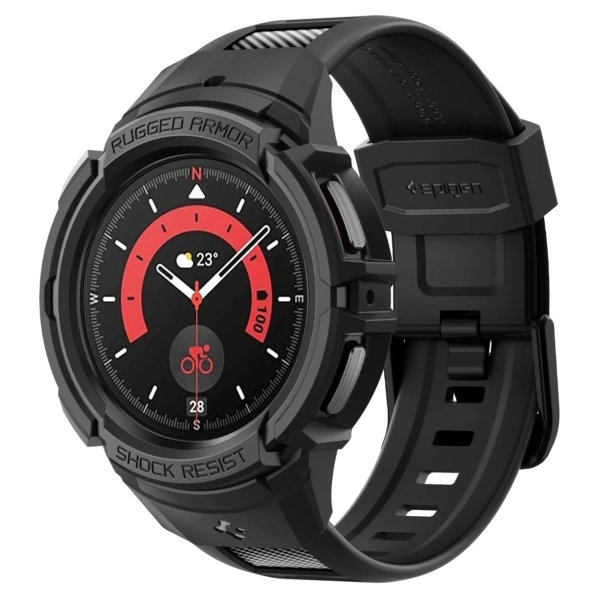 Funda Rugged Armor Pro Samsung Galaxy Watch 5 Pro 45mm Black