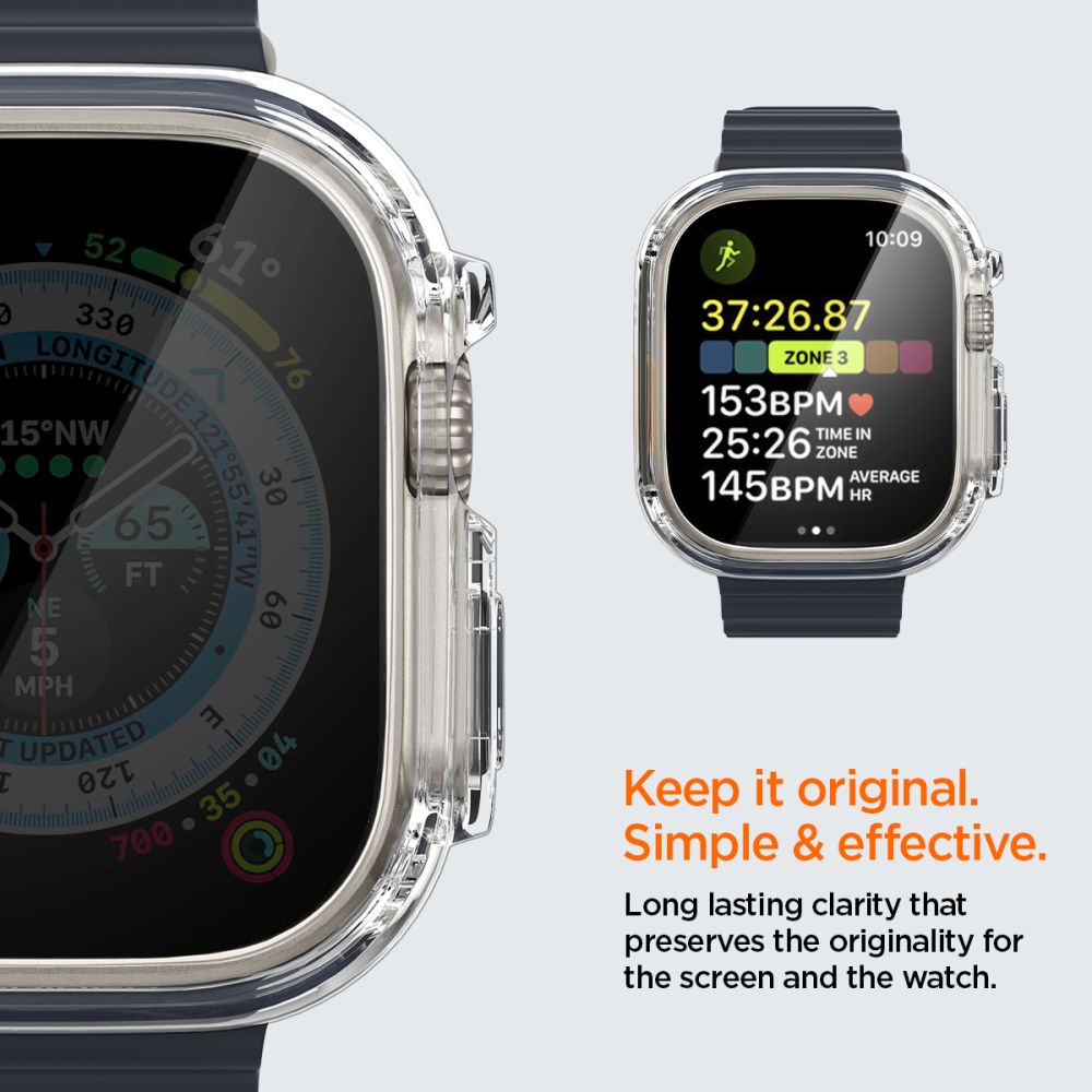 Funda Ultra Hybrid Apple Watch Ultra 49mm Crystal Clear