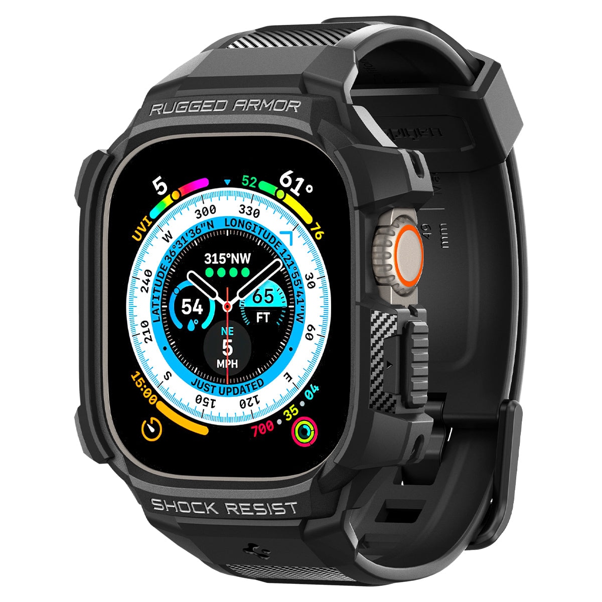 Funda Rugged Armor Pro Apple Watch Ultra 2 49mm Black