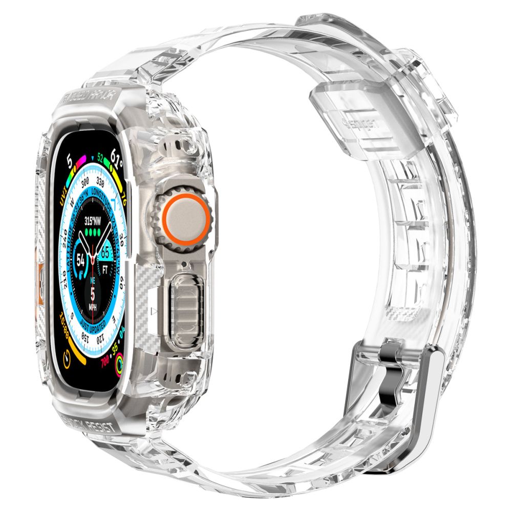 Funda Rugged Armor Pro Apple Watch Ultra 2 49mm Crystal Clear