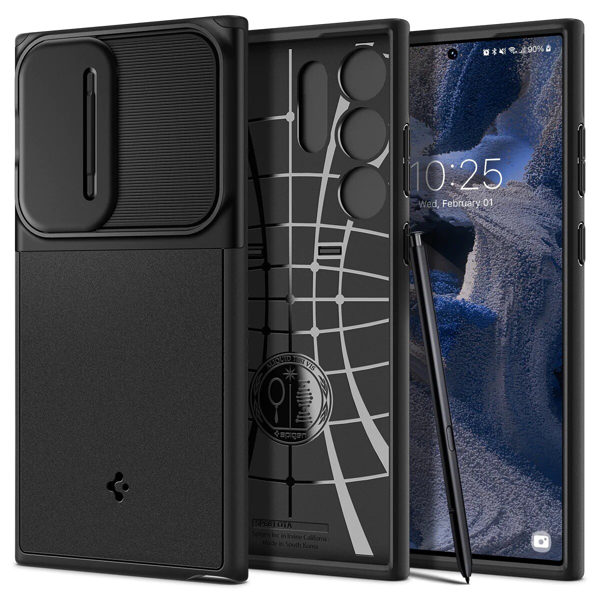 Case Optik Armor Samsung Galaxy S23 Ultra Black
