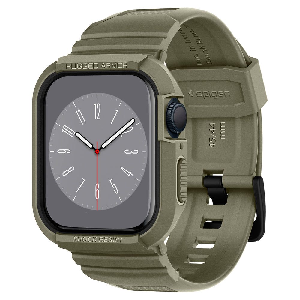 Funda Rugged Armor Pro Apple Watch 45mm Series 9 Vintage Khaki