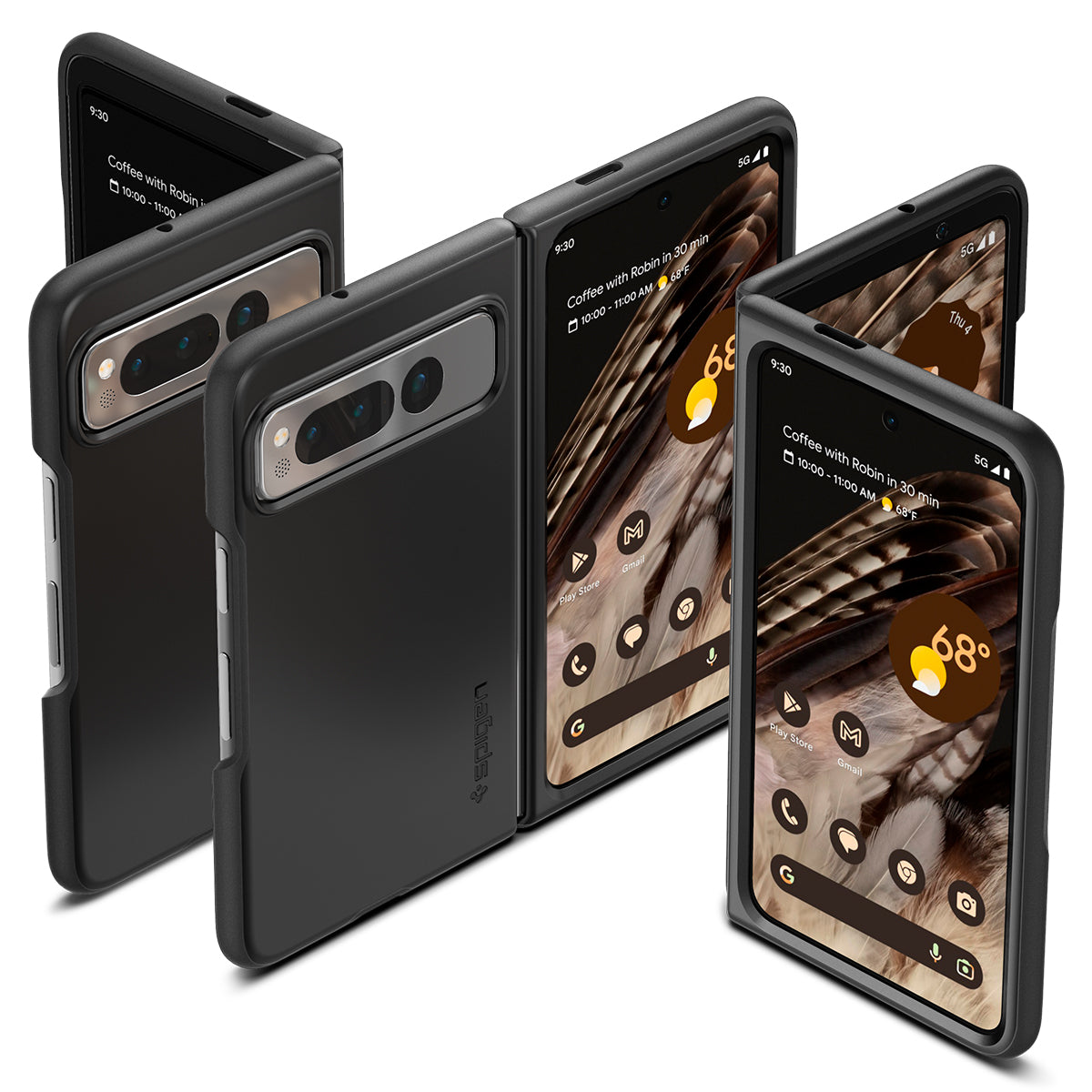 Funda Thin Fit Google Pixel Fold Black