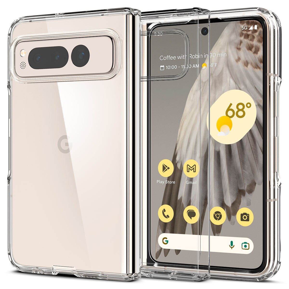 Funda Ultra Hybrid Google Pixel Fold Crystal Clear