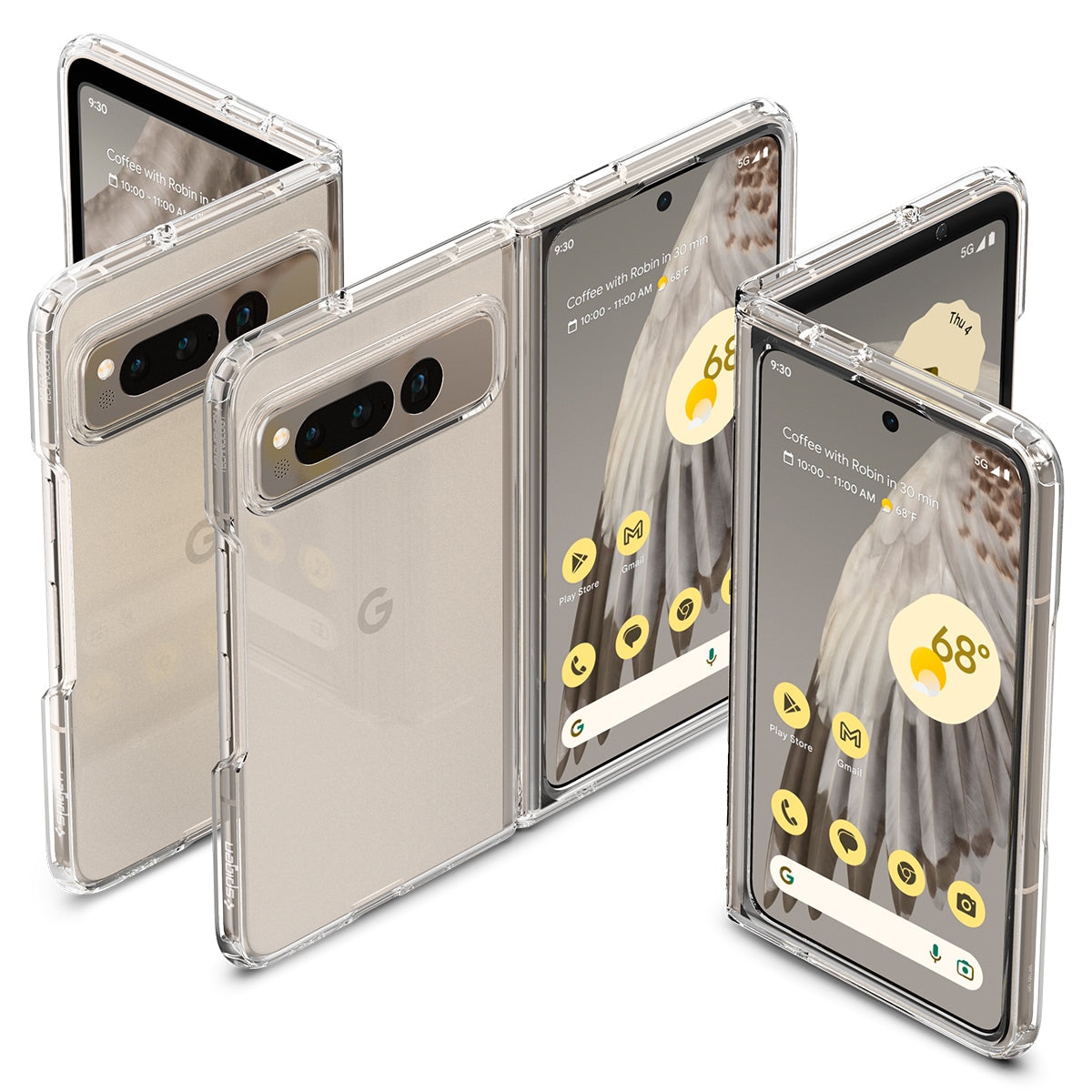 Funda Ultra Hybrid Google Pixel Fold Crystal Clear