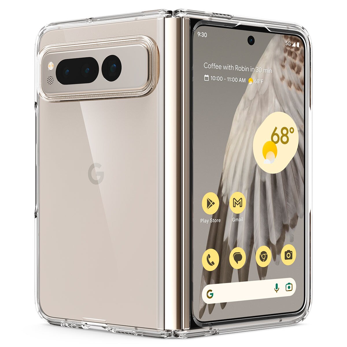 Funda Ultra Hybrid Google Pixel Fold Crystal Clear