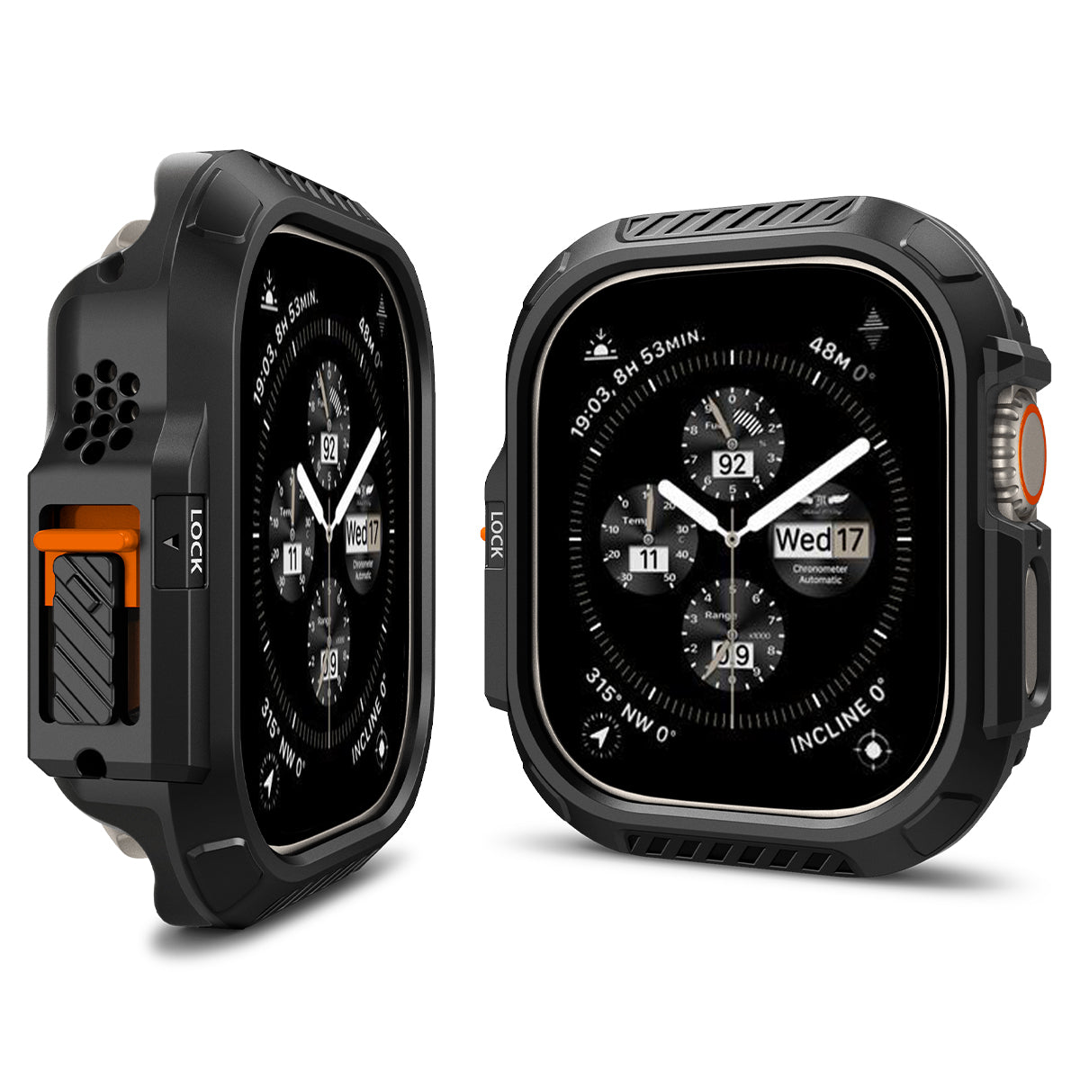 Funda Lock Fit Apple Watch Ultra 2 49mm Black