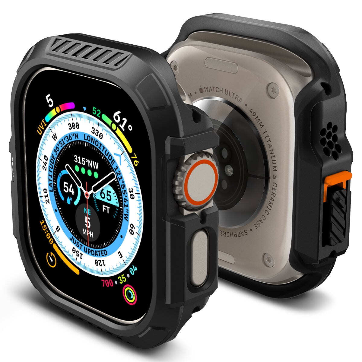 Funda Lock Fit Apple Watch Ultra 2 49mm Black
