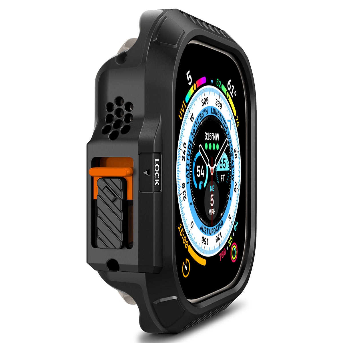 Funda Lock Fit Apple Watch Ultra 2 49mm Black