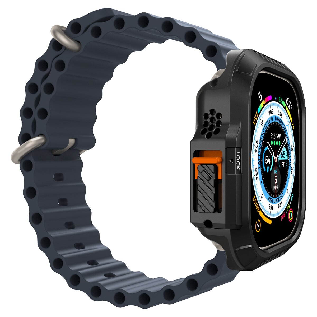 Funda Lock Fit Apple Watch Ultra 2 49mm Black