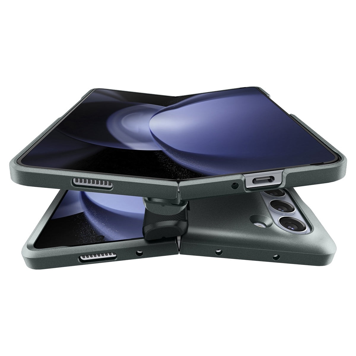 Funda Slim Armor Pro Samsung Galaxy Z Fold 5 Abyss Green