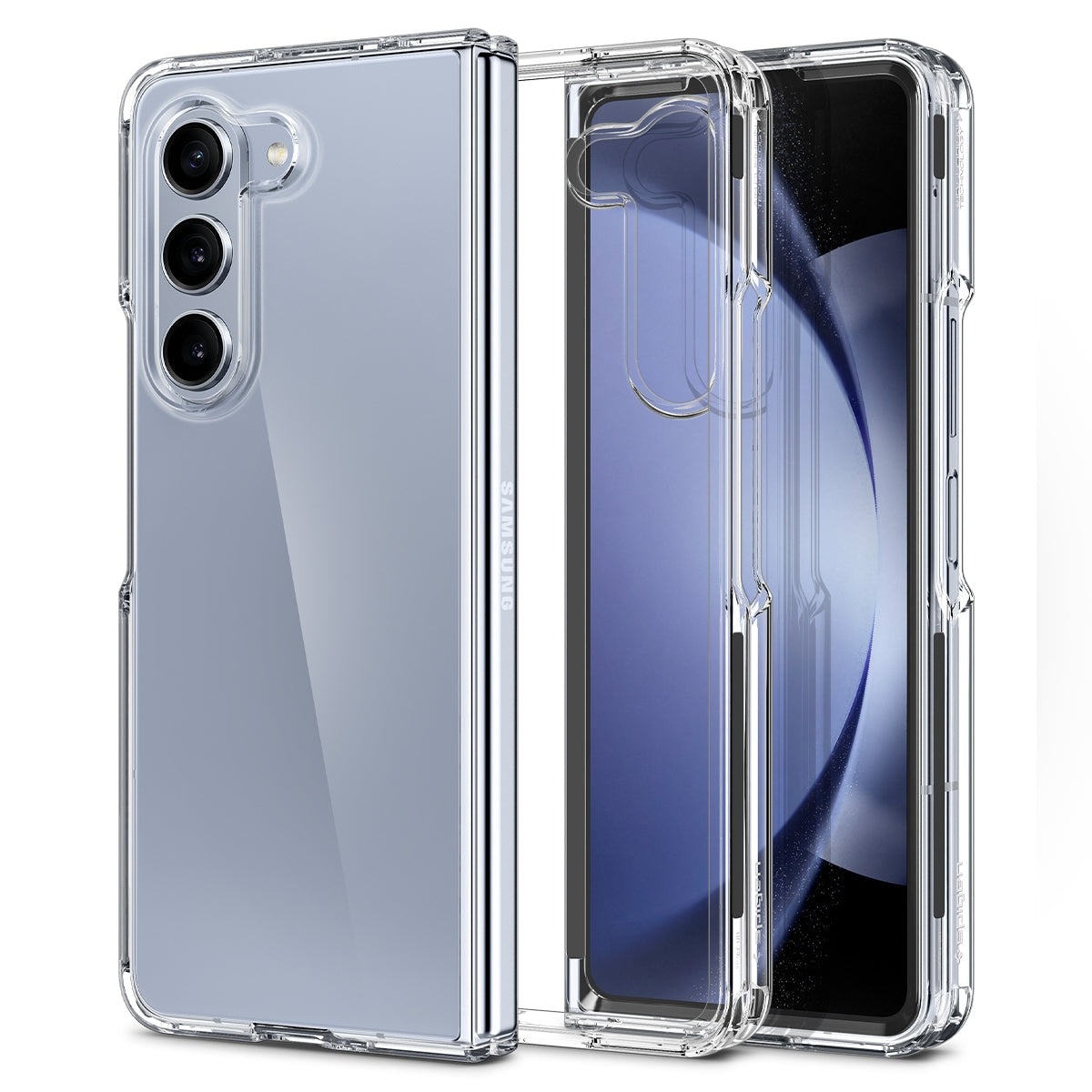 Funda Ultra Hybrid Samsung Galaxy Z Fold 5 Crystal Clear