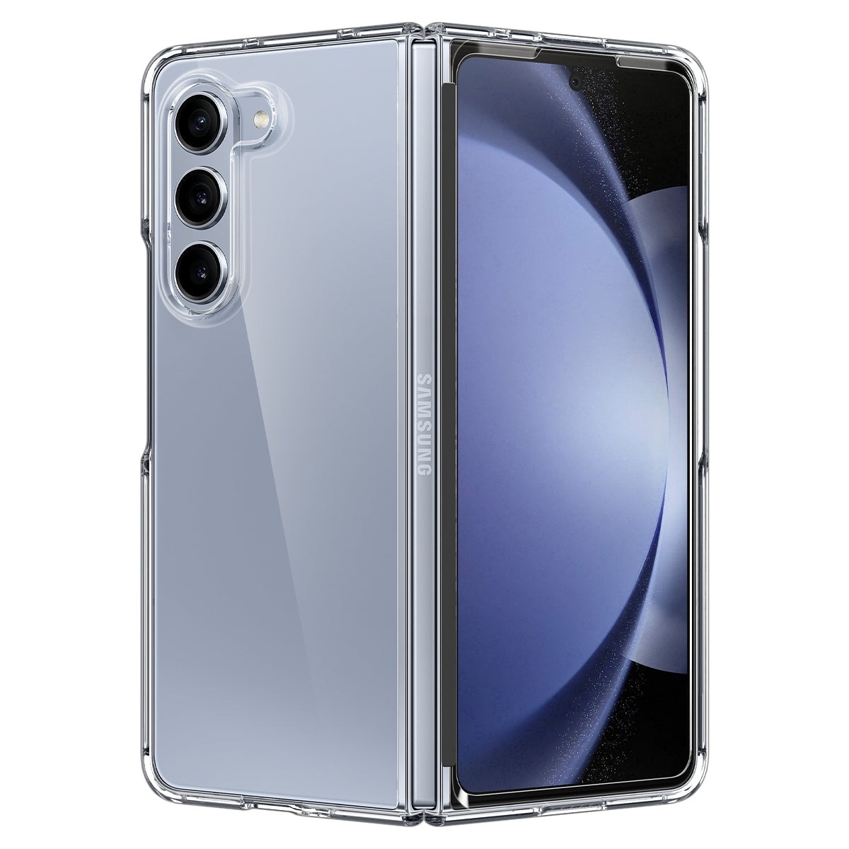 Funda Ultra Hybrid Samsung Galaxy Z Fold 5 Crystal Clear