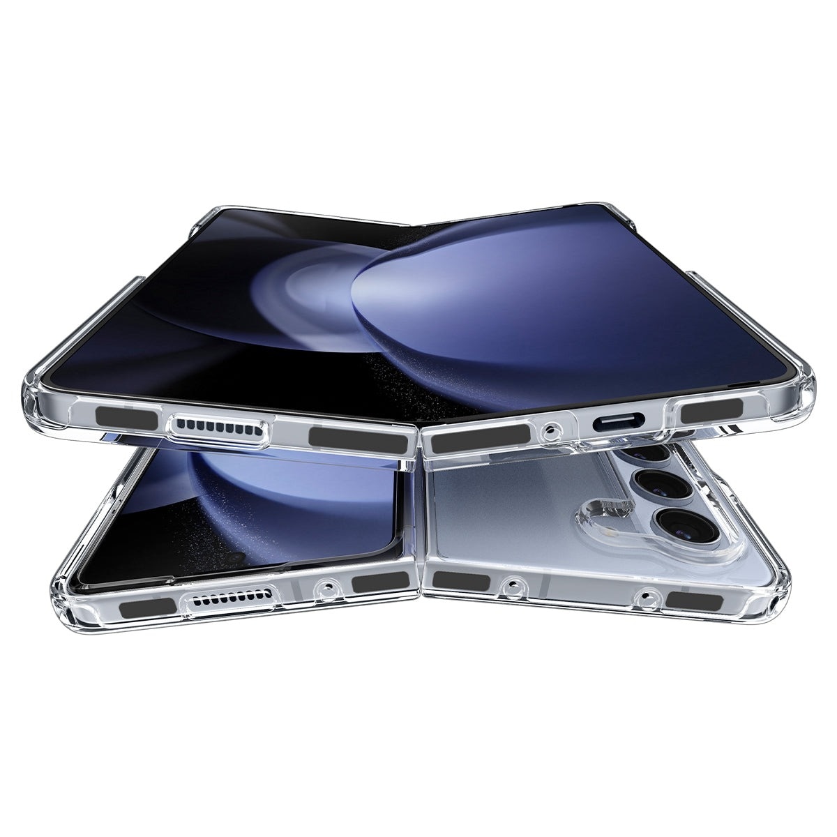 Funda Ultra Hybrid Samsung Galaxy Z Fold 5 Crystal Clear