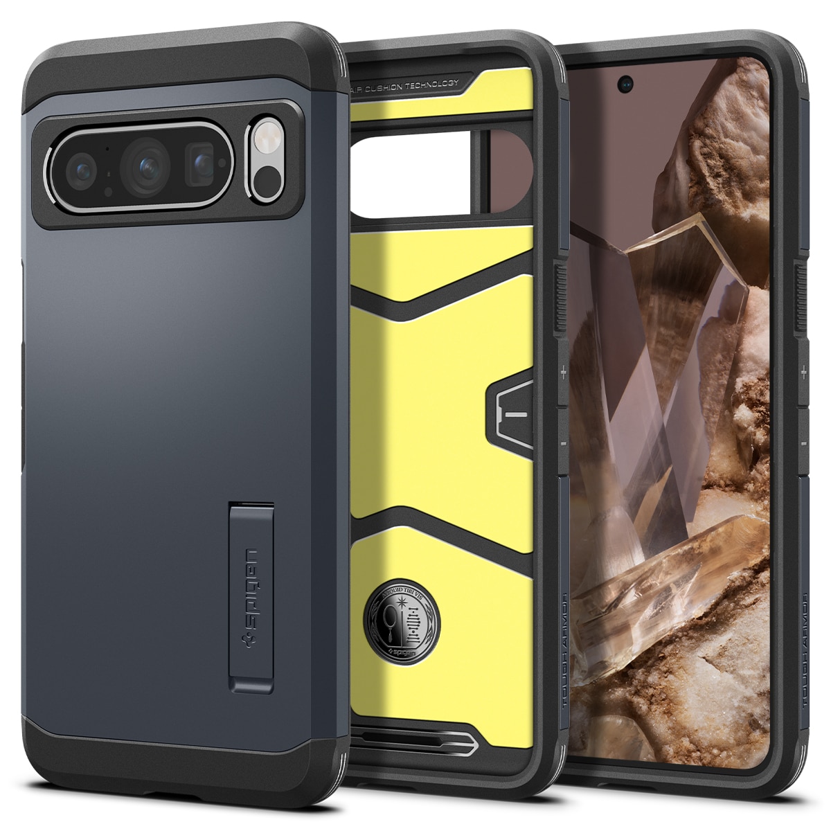 Funda Tough Armor Google Pixel 8 Pro Metal Slate