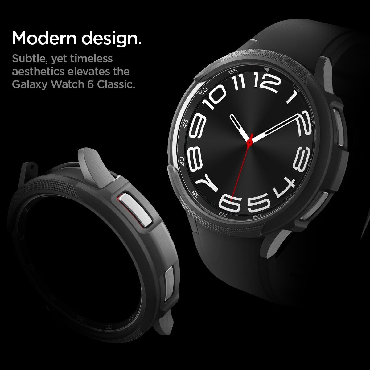 Funda Liquid Air Samsung Galaxy Watch 6 Classic 43mm negro