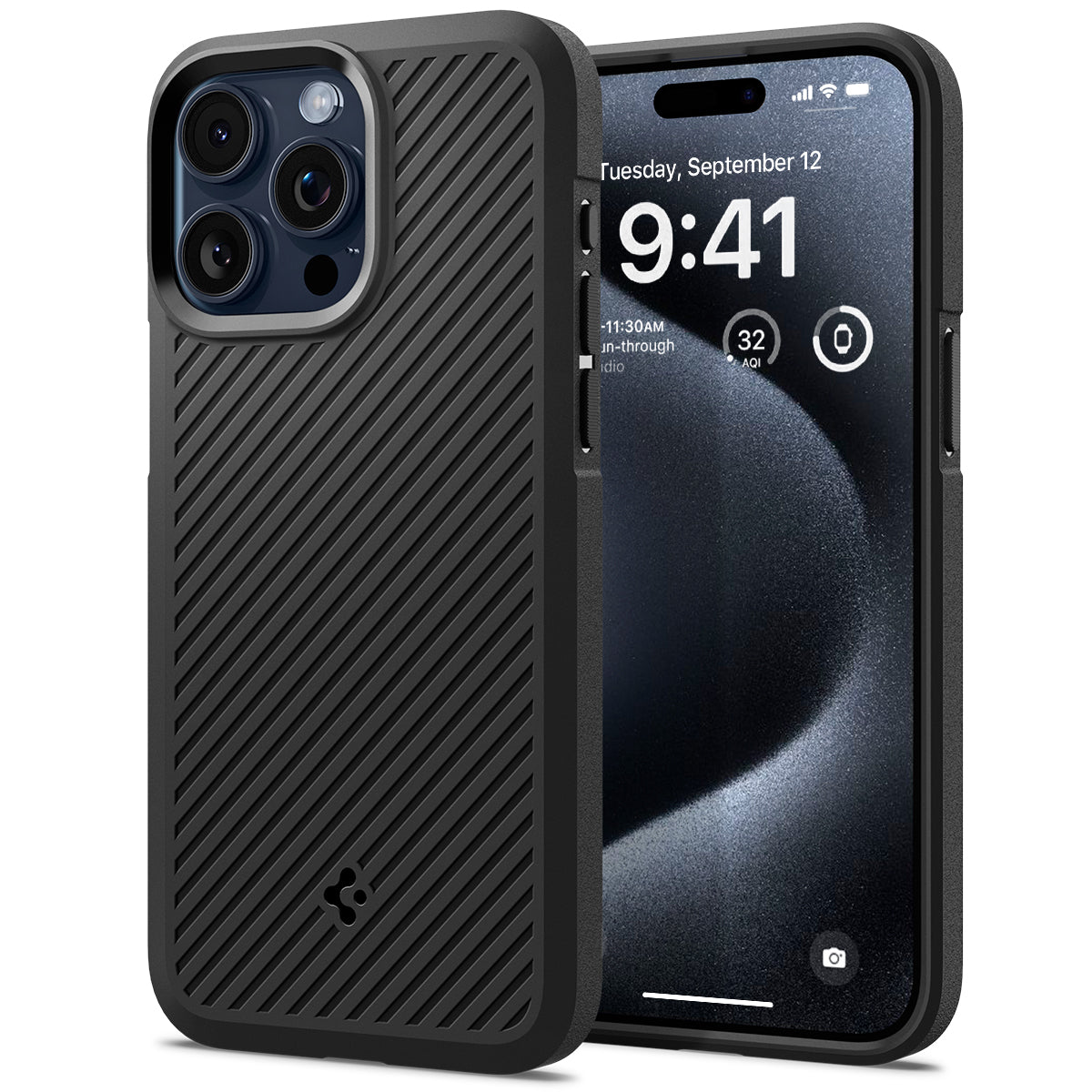 Case Core Armor iPhone 15 Pro Max Matte Black