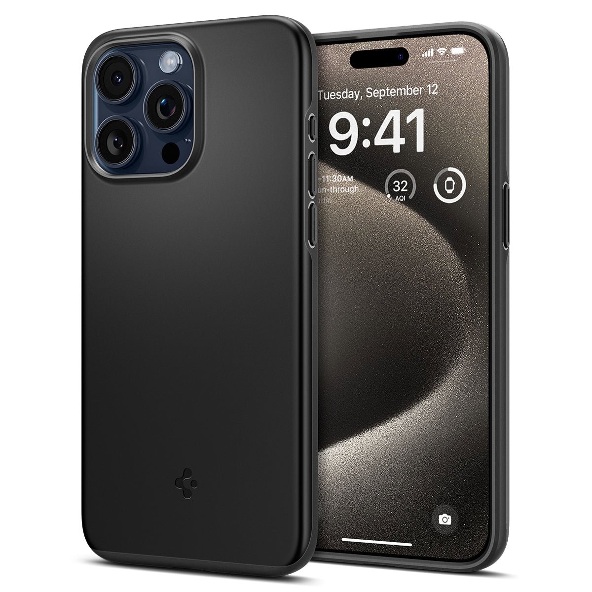 Funda Thin Fit iPhone 15 Pro Max Black