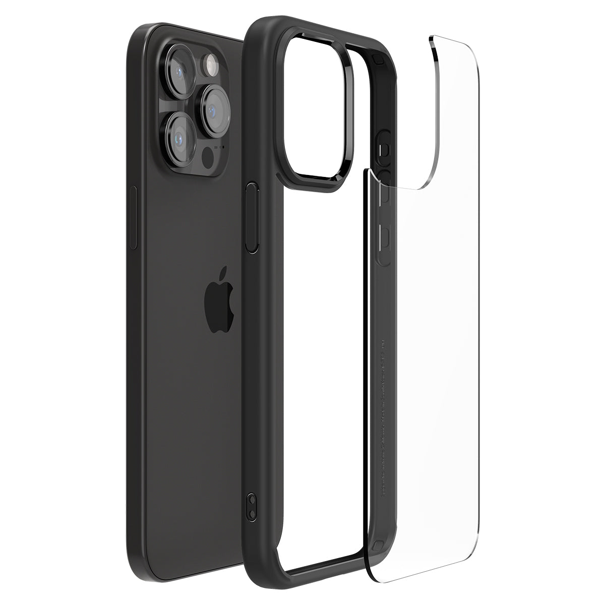 Funda Ultra Hybrid iPhone 15 Pro Max Matte Black