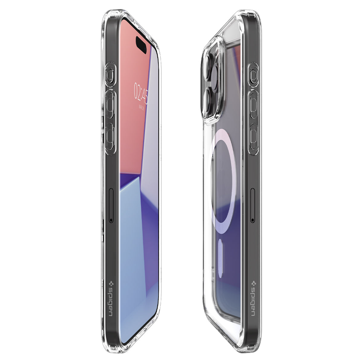 Funda iphone 15 Plus transparente con Magsafe Hybrid