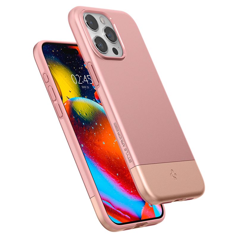 Funda Style Armor MagSafe iPhone 15 Pro Max Rose Gold