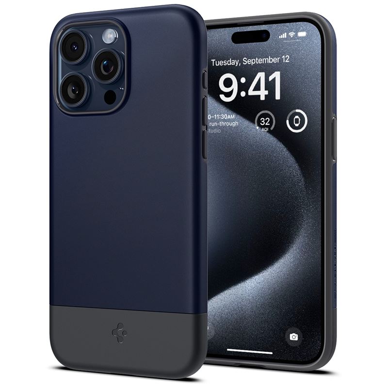 Funda Style Armor MagSafe iPhone 15 Pro Max Midnight Indigo