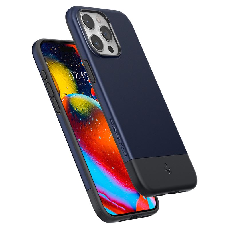 Funda Style Armor MagSafe iPhone 15 Pro Max Midnight Indigo