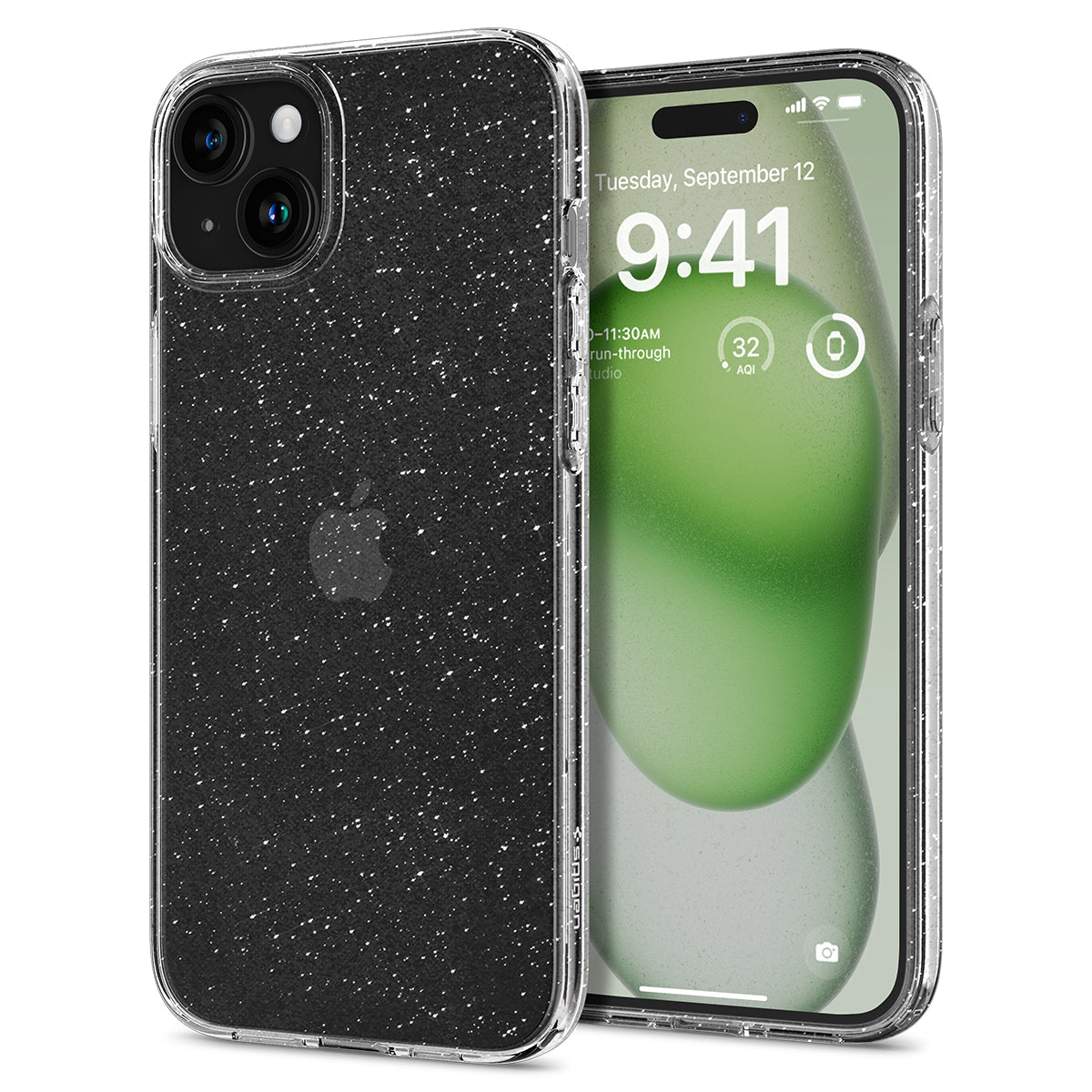 Funda Liquid Crystal Glitter iPhone 15 Plus Crystal