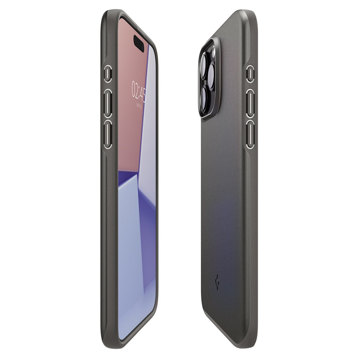 Funda Thin Fit iPhone 15 Pro Gunmetal