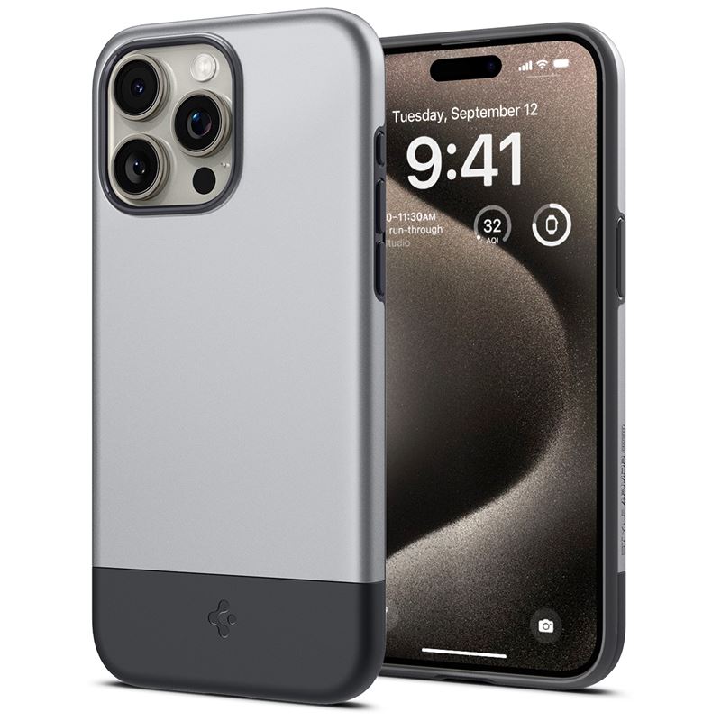 Spigen Funda Enzo Aramid MagSafe iPhone 15 Pro Black - Comprar online