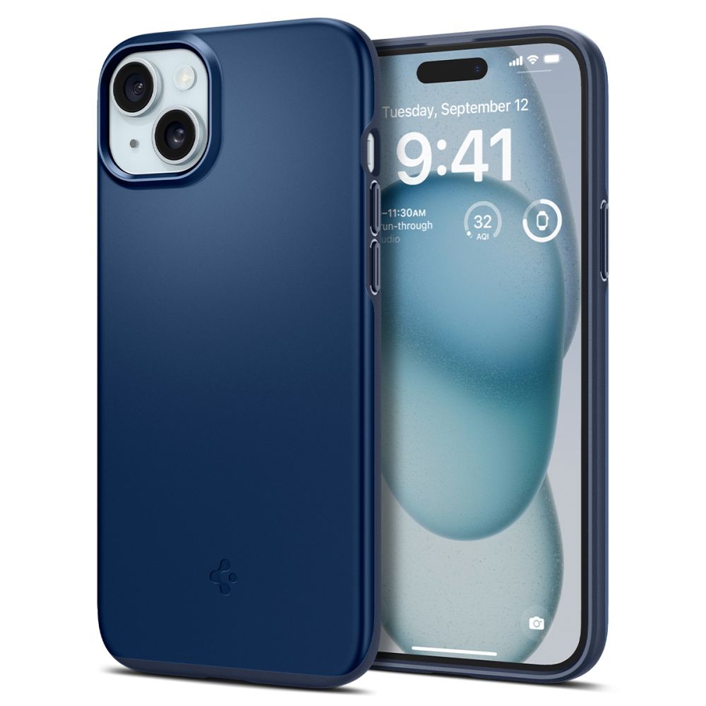 Funda Thin Fit iPhone 15 Navy Blue