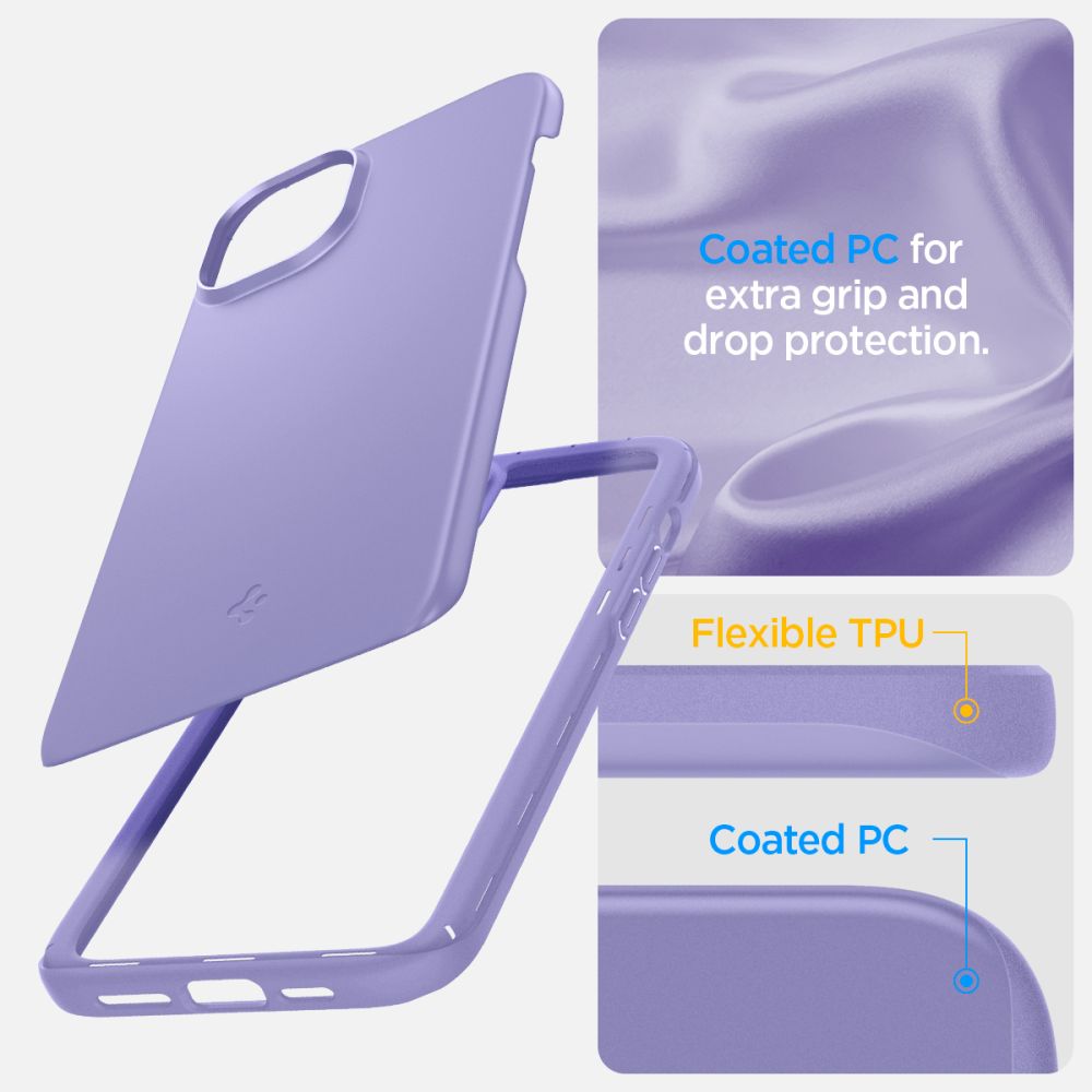 Funda Thin Fit iPhone 15 Iris Purple