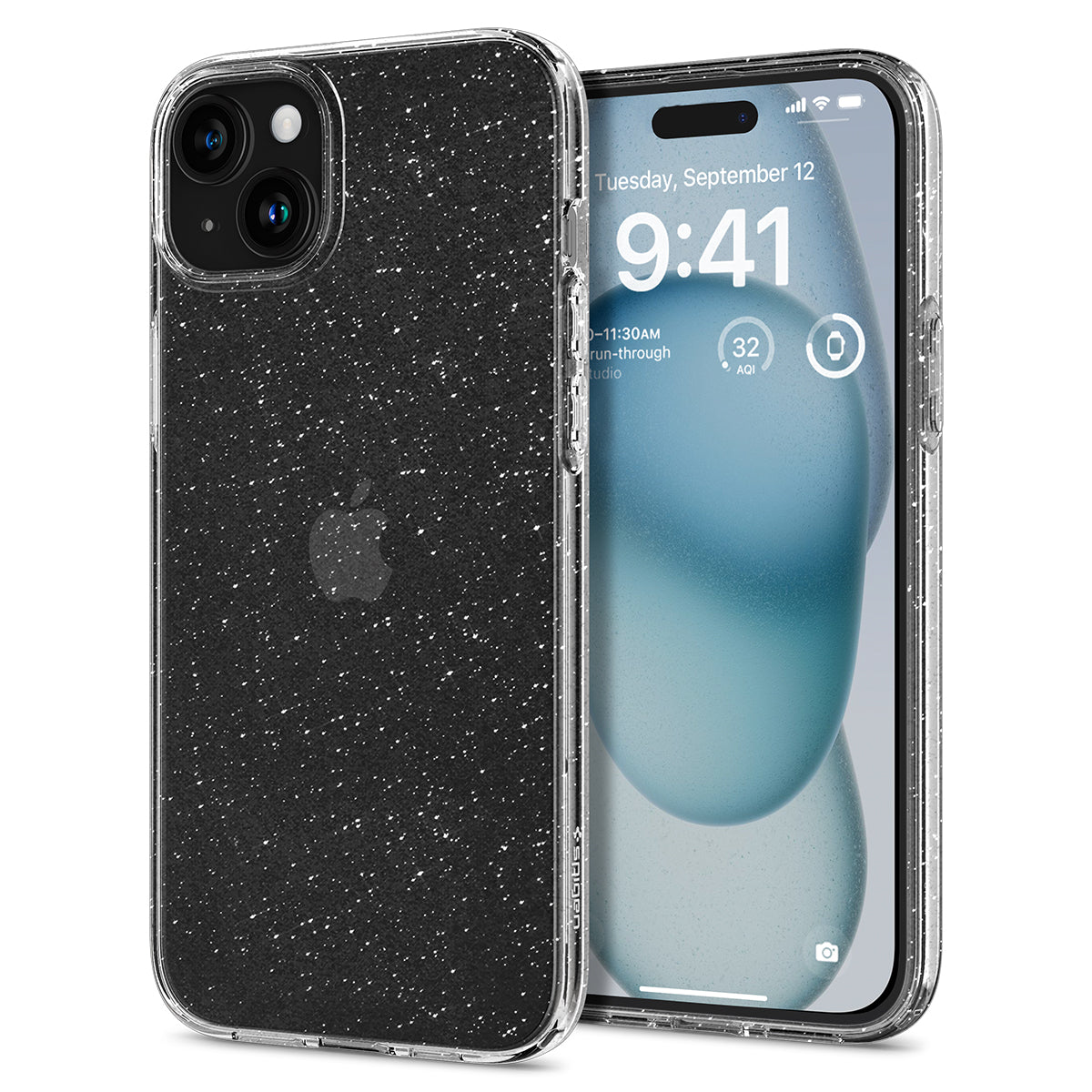 Funda Liquid Crystal Glitter iPhone 15 Crystal