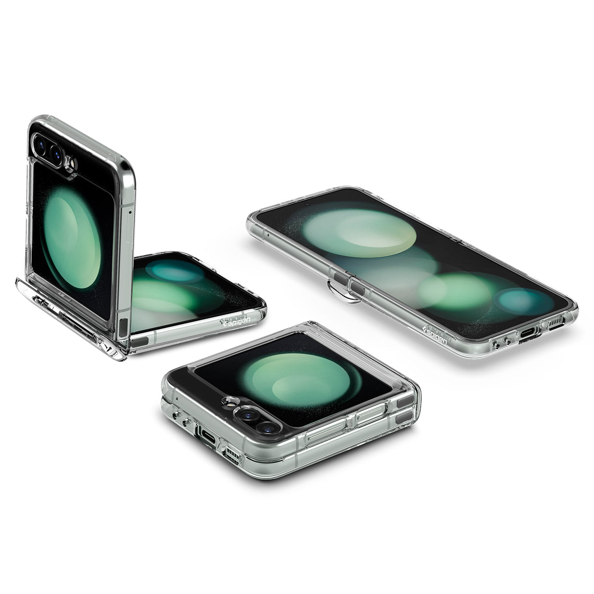 Funda Spigen Airskin Galaxy Z Flip 5 Glitter Cristal Case - ✓