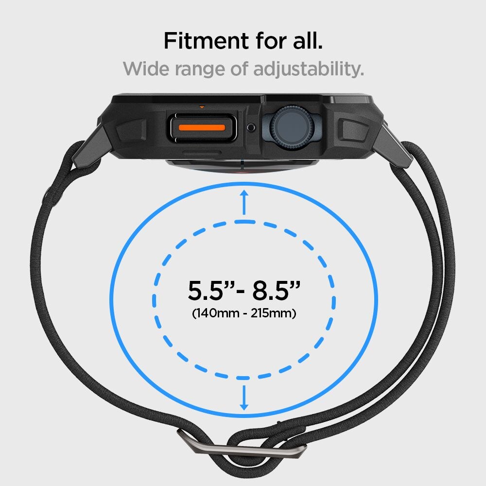 Lite Fit Pro Apple Watch 45mm Series 8 Black