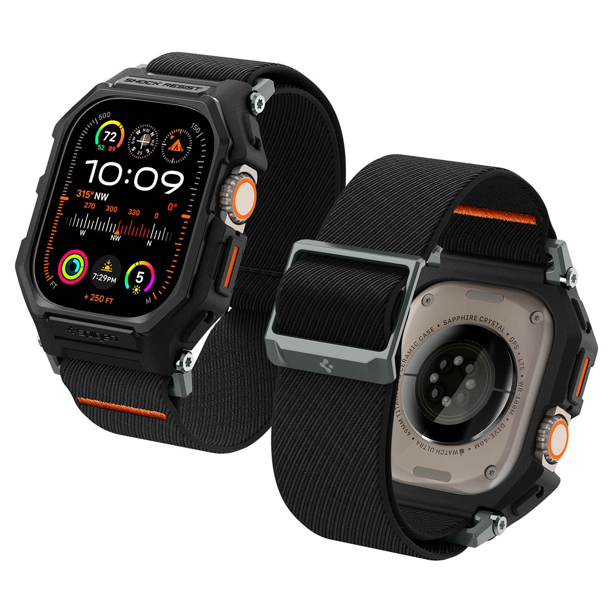 Lite Fit Pro Apple Watch Ultra 49mm Black