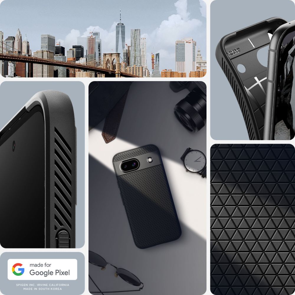 Funda Liquid Air Google Pixel 8a Matte Black