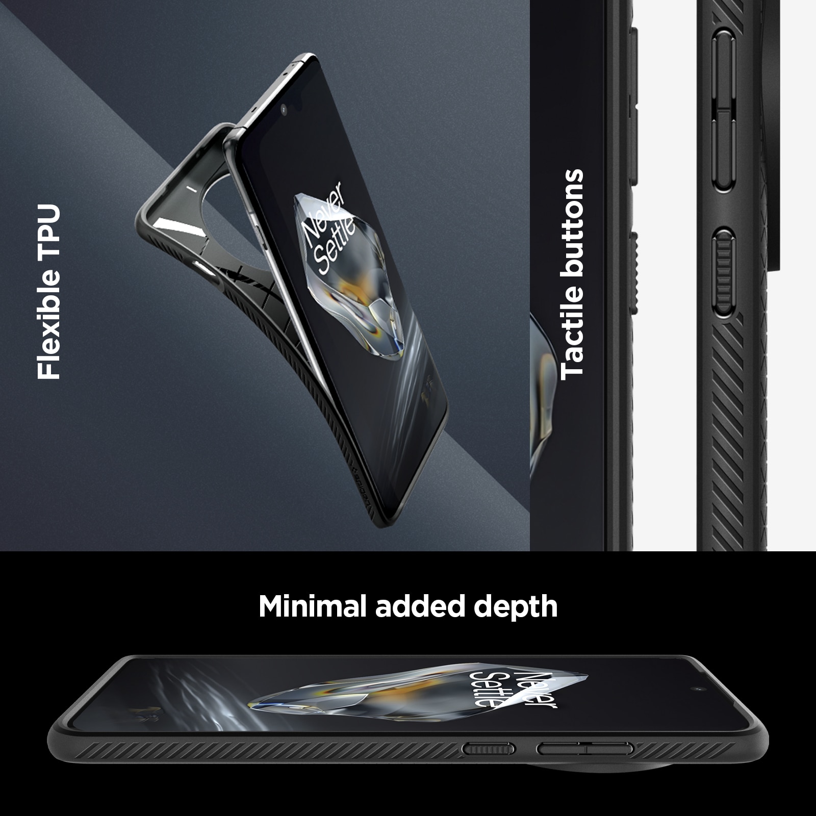 Funda Liquid Air OnePlus 12 Black