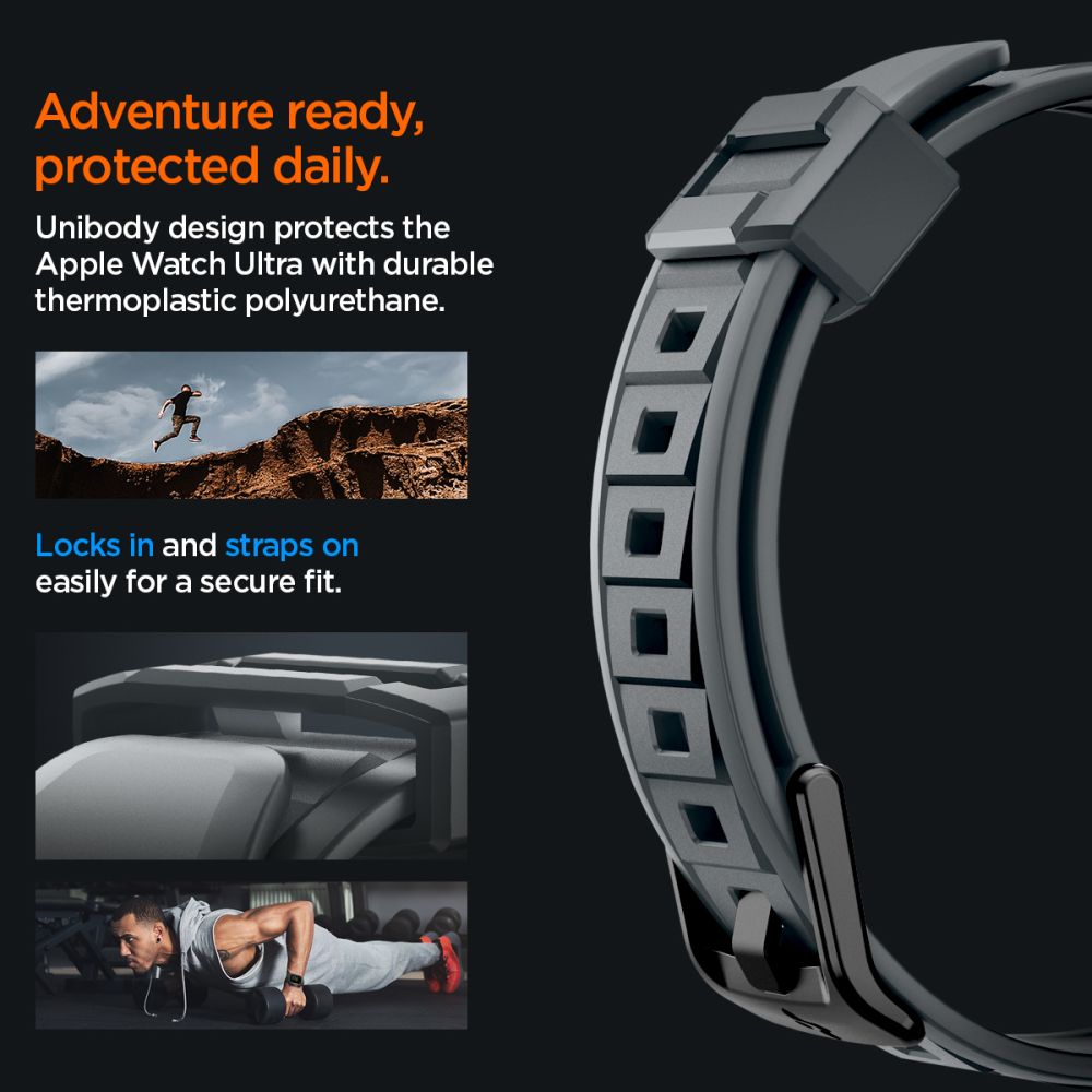 Funda Rugged Armor Pro Apple Watch Ultra 49mm Dark Grey